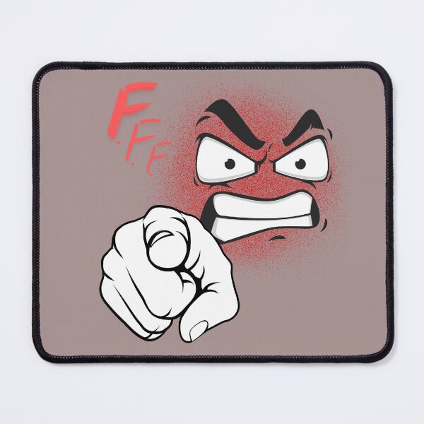 Item preview, angry face designed and sold by BreezifyDesignStudio.