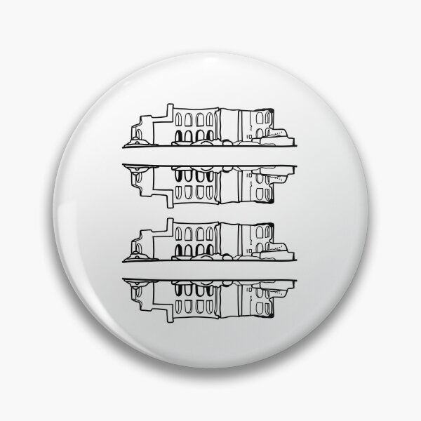 Item preview, Illustration of Roman Baths – Trier | Famous Landmarks in Germany designed and sold by RM-Journey.