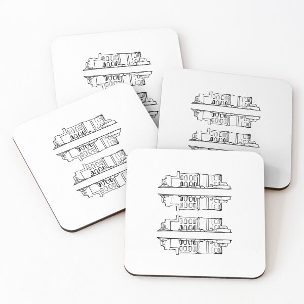 Item preview, Illustration of Roman Baths – Trier | Famous Landmarks in Germany designed and sold by RM-Journey.