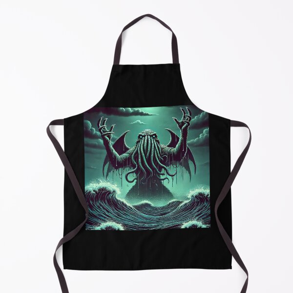 Item preview, Cthulhu the ancient one Lovecraft horror goth halloween madness scary spooky designed and sold by headlessdreamer.