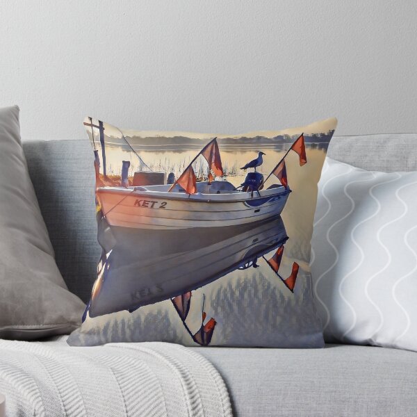 Item preview, Fishing boat on the banks of the Schlei designed and sold by sid1802.