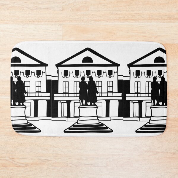 Aperçu de l'œuvre Illustration des bâtiments classiques de Weimar – Weimar | Monuments célèbres en Allemagne créée et vendue par RM-Journey.