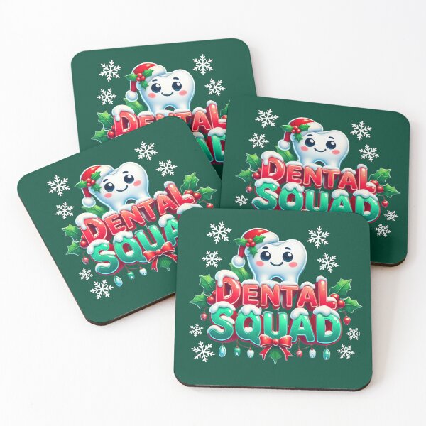 Item preview, Cute Tooth and Dental Team Christmas Fun designed and sold by chapir.