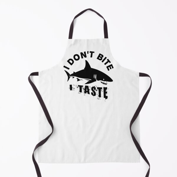 Item preview, I Don't Bite I Taste Funny Shark Quote designed and sold by TMBTM.