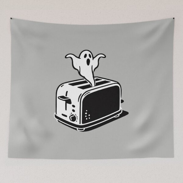 Item preview, Ghost Flying Out of a Toaster designed and sold by Blink Art Studio.