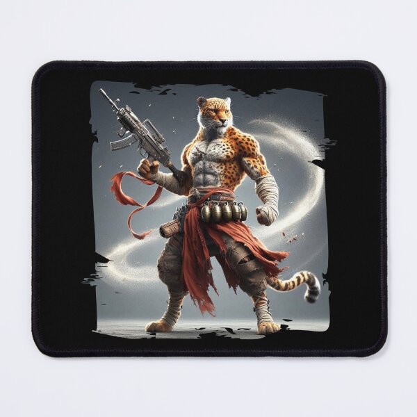 Item preview, Panther Warrior with Rifle and Tactical Gear designed and sold by Hungry-Murphy.