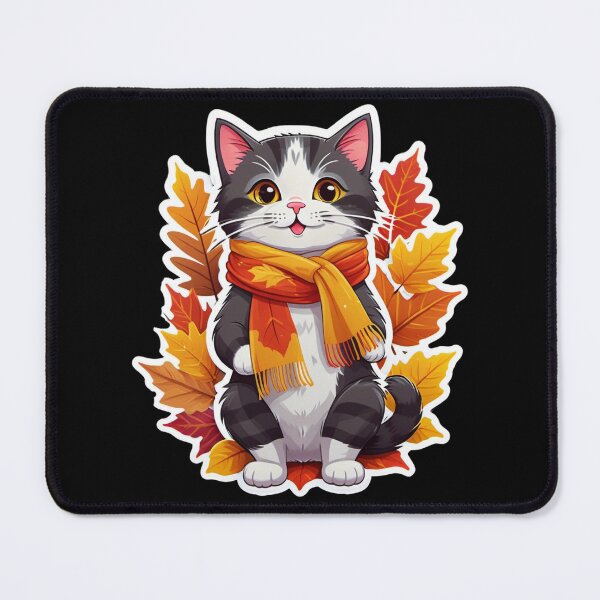 Item preview, Hello Autumn Cat designed and sold by Digitayaa.