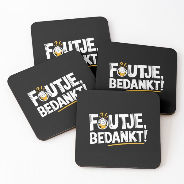 Item preview, Foutje Bedankt – Funny Dutch Saying designed and sold by FunnyDesignsArt.