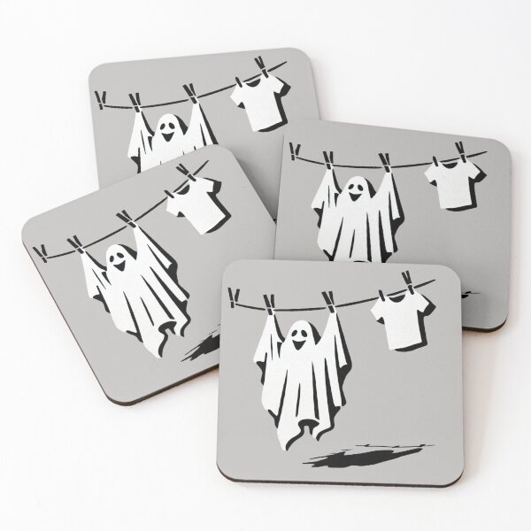 Item preview, Ghost Hanging with Laundry designed and sold by Blink Art Studio.