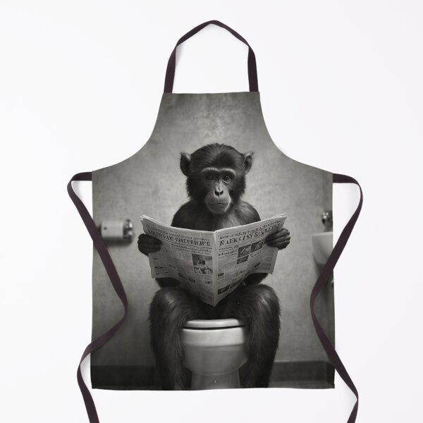 Artikelvorschau, Monkey Business – Badezimmer-Humor-Kunst entworfen und verkauft von vk09.