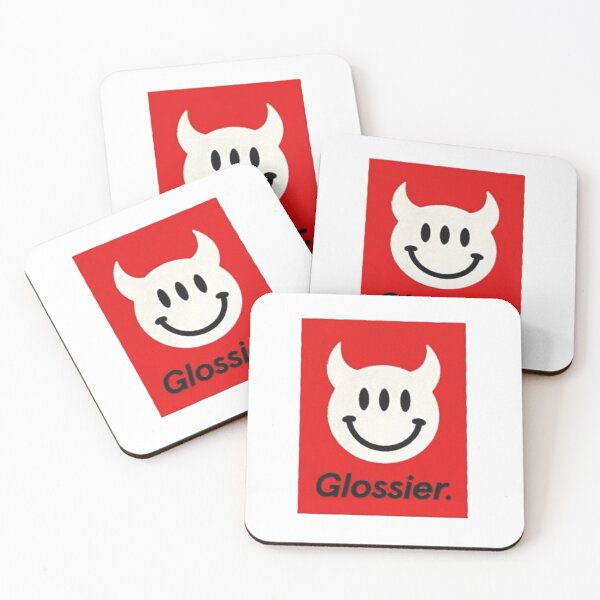 Item preview, glossier smile devil trending sticker designed and sold by trendybrat.