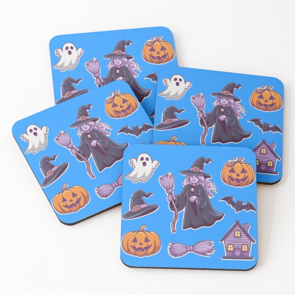 Item preview, Halloween stickers designed and sold by catcraftss.