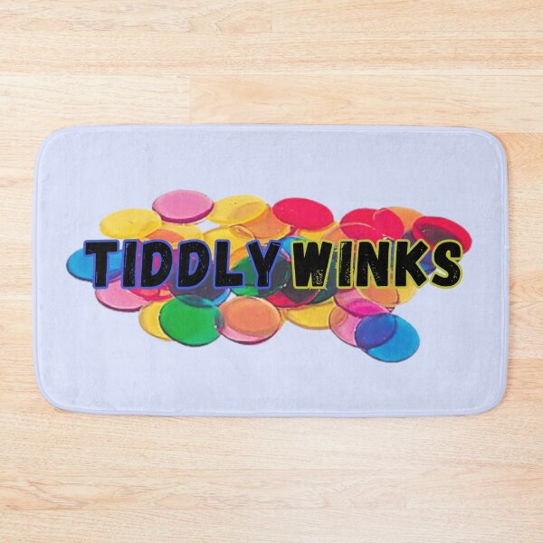Item preview, Tiddlywinks - light blue BG designed and sold by SillyFun.