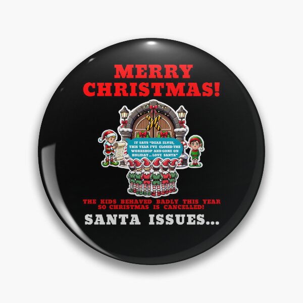 Item preview, Merry Christmas - Santa Cancelled Christmas And Went On Holiday designed and sold by Manic Merch Designs.