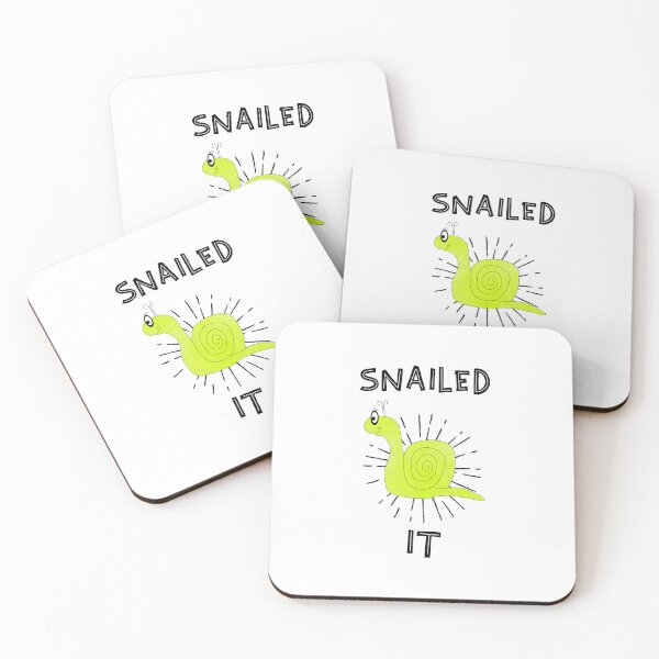 Item preview, Snailed It Nailed It- designed and sold by Sartoris Art.