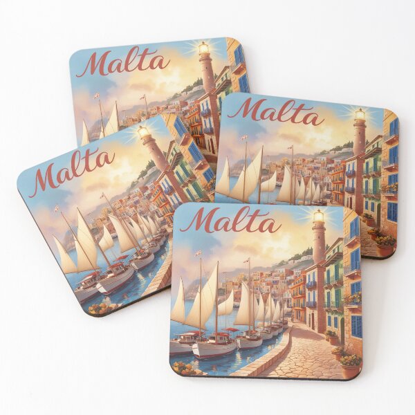 Item preview, Malta Travel Poster designed and sold by CaliforniaDi.