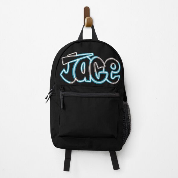 Item preview, Jace Name Neon Style Blue and Brown designed and sold by AloraDawnEve.