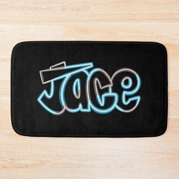 Item preview, Jace Name Neon Style Blue and Brown designed and sold by AloraDawnEve.