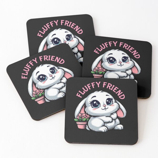 Item preview, Cute White Hare Fluffy Friend  designed and sold by Yas_oma.