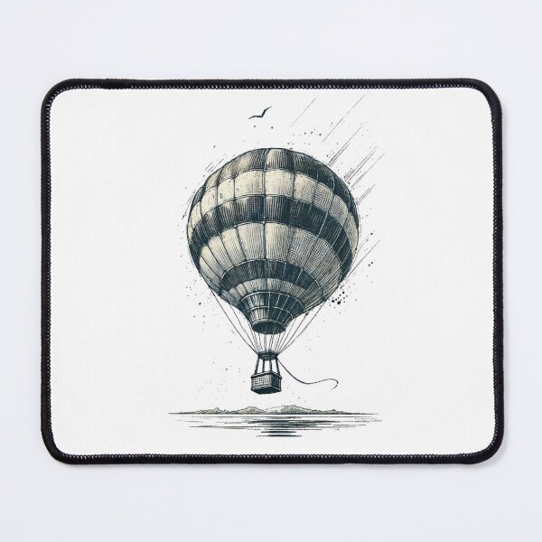 Item preview, Retro Hot Air Balloon designed and sold by Blink Art Studio.