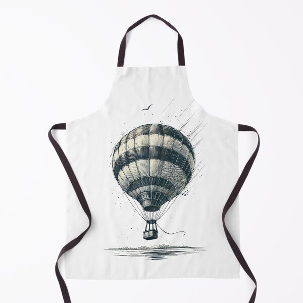 Item preview, Retro Hot Air Balloon designed and sold by Blink Art Studio.