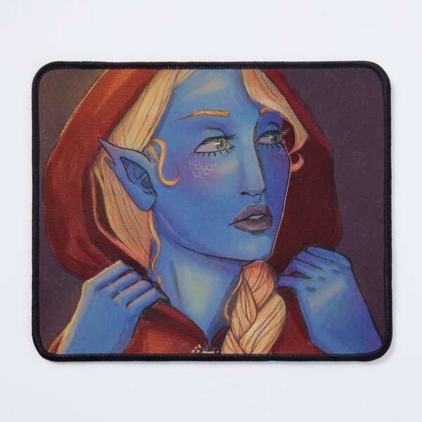 Item preview, Retrato de hechicera tritón designed and sold by silentsketching.
