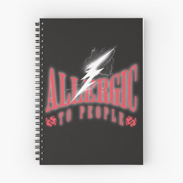 Item preview, Allergic to people Allergic to people T-Shirt Funny Sayings designed and sold by SofiesDesign.