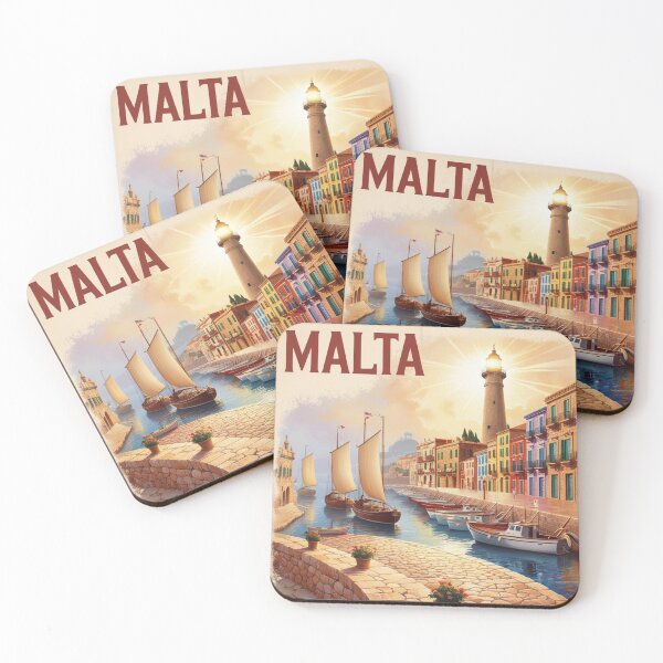 Item preview, Malta Travel Poster designed and sold by CaliforniaDi.