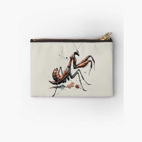 Item preview, Praying Mantis in Black and Copper Watercolor designed and sold by Blink Art Studio.