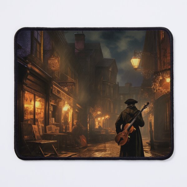 Item preview, Victorian Street Musician At Night Victorian Inspired Art  designed and sold by CDC40.