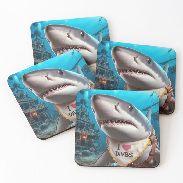 Item preview, Shark I Love Divers designed and sold by Outlandishrob.