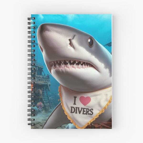 Item preview, Shark I Love Divers designed and sold by Outlandishrob.