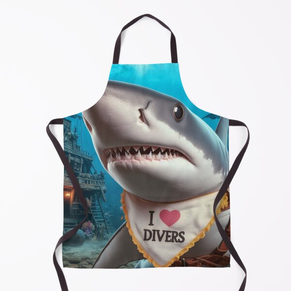 Item preview, Shark I Love Divers designed and sold by Outlandishrob.