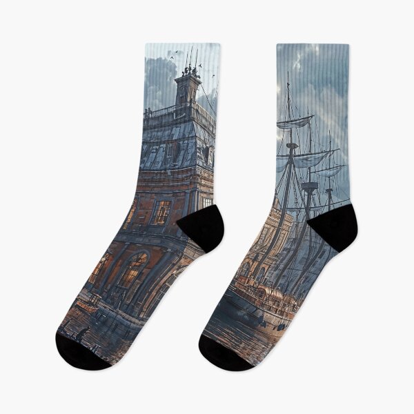 Item preview, Harbor of Commerce: A Glimpse into the Maritime Golden Age designed and sold by oanaunciuleanu.
