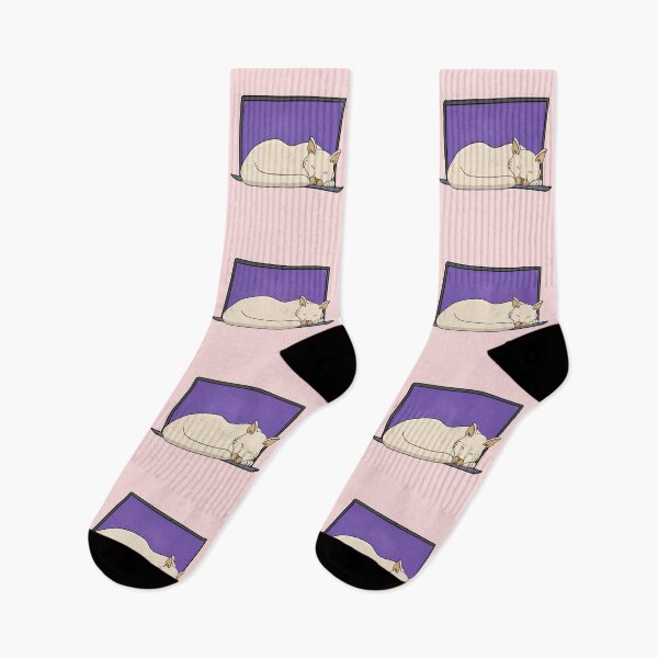 Item preview, Cat sleeping on the laptop designed and sold by shopdiego.