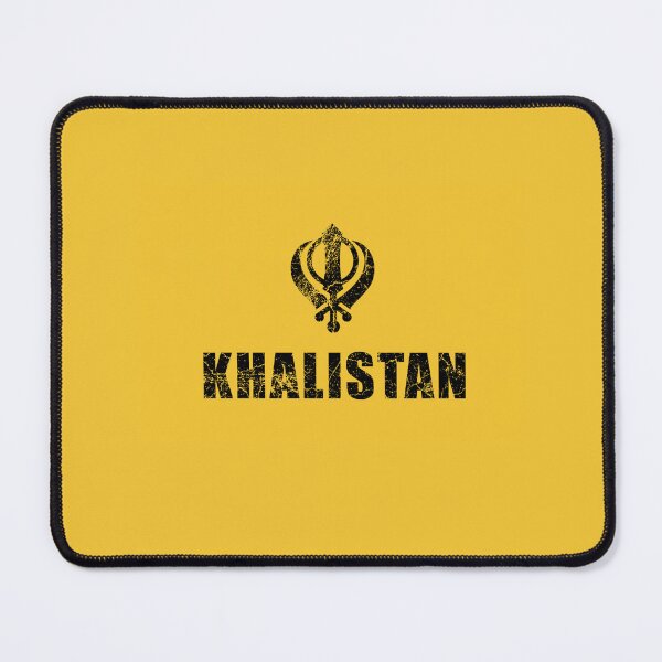 Item preview, Vintage Khalistan Flag, Khalistan movement designed and sold by Flag Outfit.