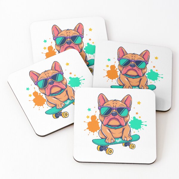 Item preview, Chill Bulldog on a Skateboard designed and sold by RamMcStoat.