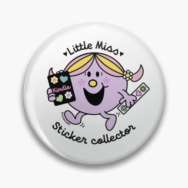 Item preview, Little Miss Sticker Collector | Purple designed and sold by Latinoladas.