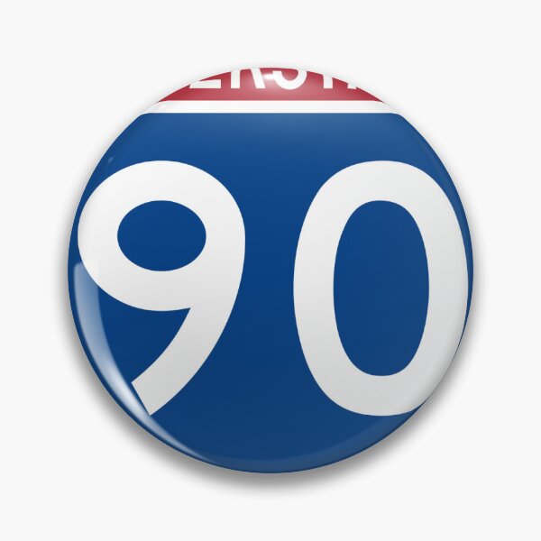 Item preview, Interstate 90 Highway Shield designed and sold by trqffic.