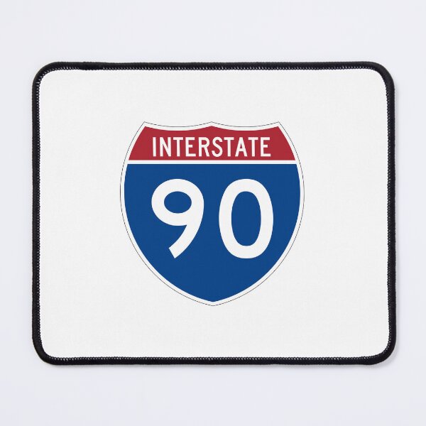 Item preview, Interstate 90 Highway Shield designed and sold by trqffic.
