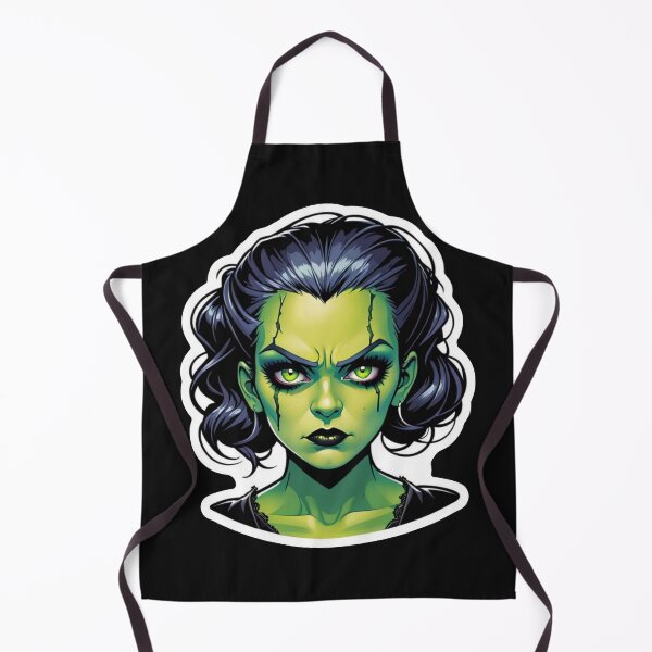 Item preview, Gothic Bride: Green Horror Beauty Print designed and sold by cabana.space.
