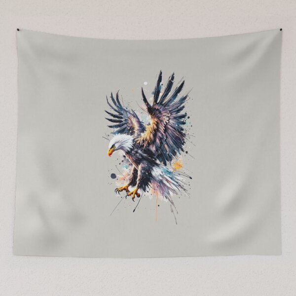 Item preview, Eagle in Black and Copper Watercolor designed and sold by Blink Art Studio.