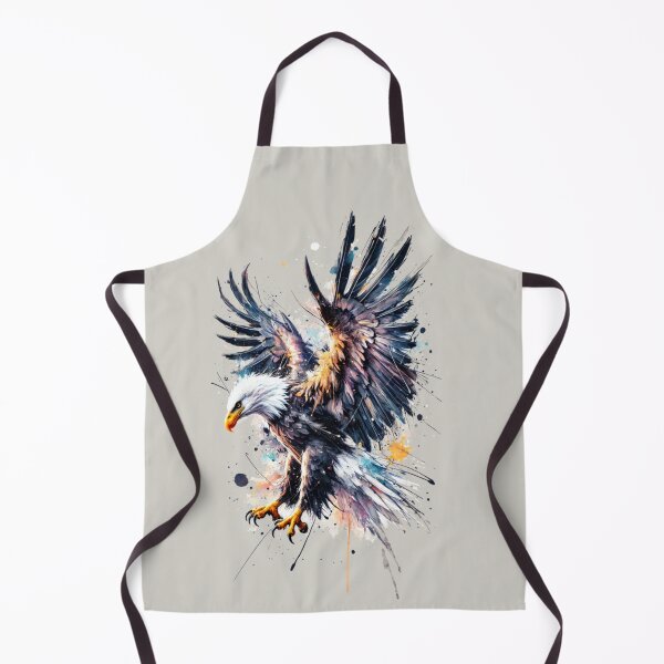 Item preview, Eagle in Black and Copper Watercolor designed and sold by Blink Art Studio.