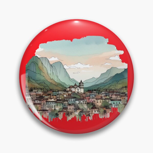Item preview, 3D Sketch of San Cristóbal de las Casas - Indigenous Culture and Sumidero Canyon,  designed and sold by PaintMeWorld.