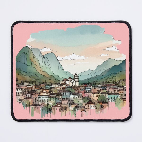 Item preview, 3D Sketch of San Cristóbal de las Casas - Indigenous Culture and Sumidero Canyon,  designed and sold by PaintMeWorld.