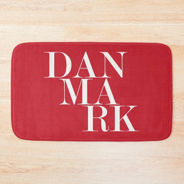 Item preview, Danmark (Denmark) Danish Typography Minimalist Patriotic Travel Souvenir designed and sold by kakarikihill.