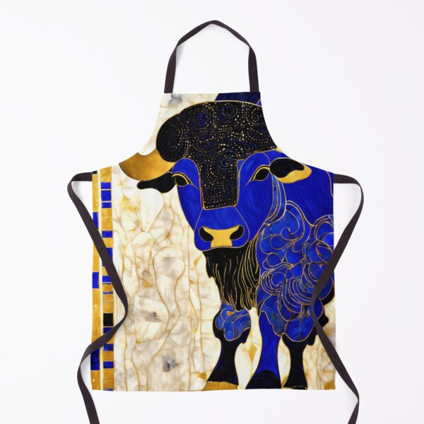 Item preview, Abstract Blue Buffalo Art designed and sold by TheDarkWardrobe.