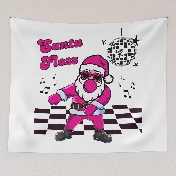 Item preview, Pink flossing santa. Cool dancing santa designed and sold by Invisible-Cult.