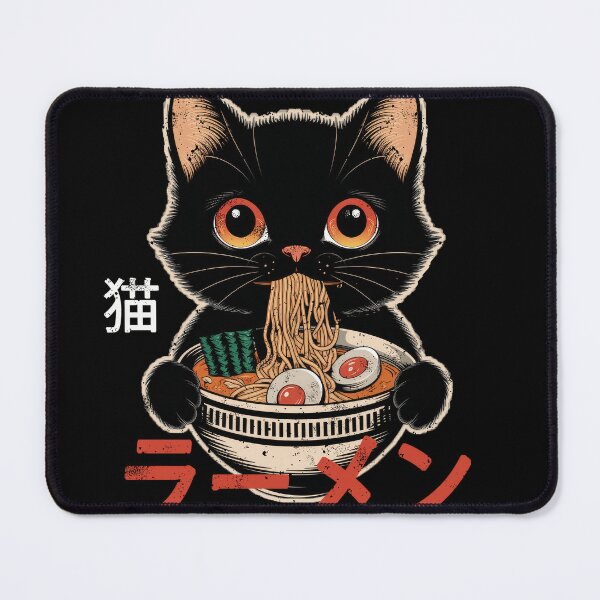Item preview, Ramen Cat Funny Japanese Kawaii Vintage Graphic Mens Anime designed and sold by Flying Jake.