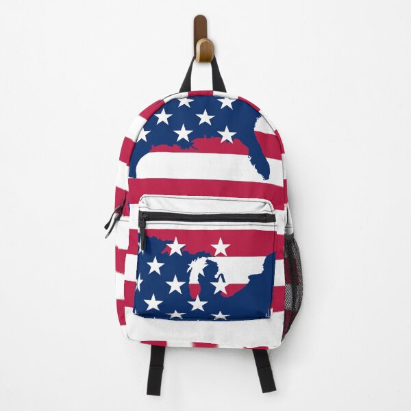 Item preview, United States, silhouette mixed with the US flag. the nation of freedom and the possibility of change. designed and sold by rikyfreestyle.
